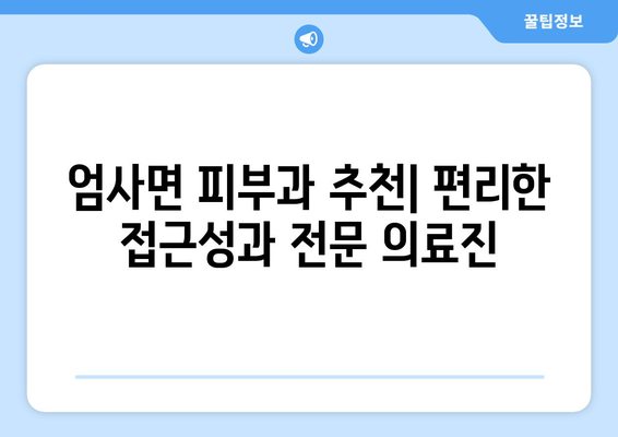 계룡시 엄사면 피부과 추천| 믿을 수 있는 의료진과 편리한 접근성을 찾아보세요 | 계룡시 피부과, 엄사면 피부과, 피부과 추천, 의료 정보