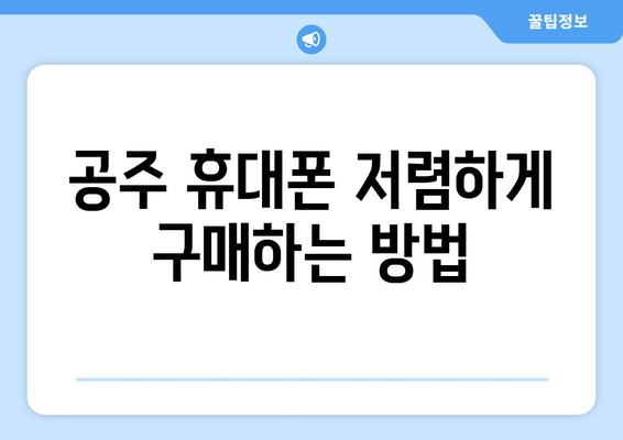 충청남도 공주시 신관동 휴대폰 성지 좌표| 최신 정보 & 가격 비교 | 공주 휴대폰, 신관동, 핸드폰 성지, 좌표, 가격