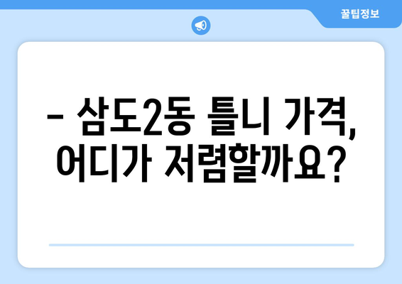 제주도 제주시 삼도2동 틀니 가격 비교 가이드 | 틀니 종류, 가격 정보, 추천 병원