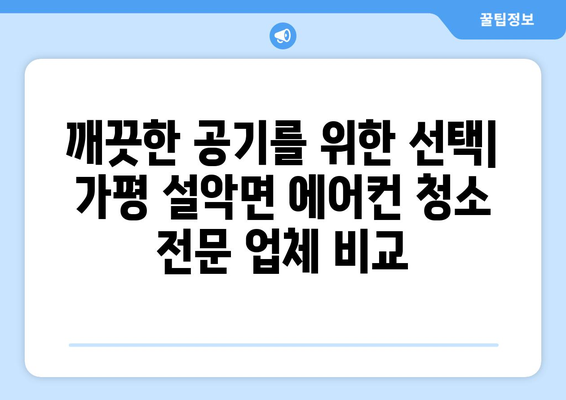 가평 설악면 에어컨 청소 전문 업체 추천 | 가격 비교, 후기, 예약