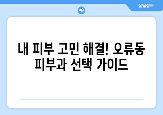 대전 중구 오류동 피부과 추천| 꼼꼼하게 비교하고 나에게 딱 맞는 곳 찾기 | 피부과, 추천, 대전, 오류동, 비교