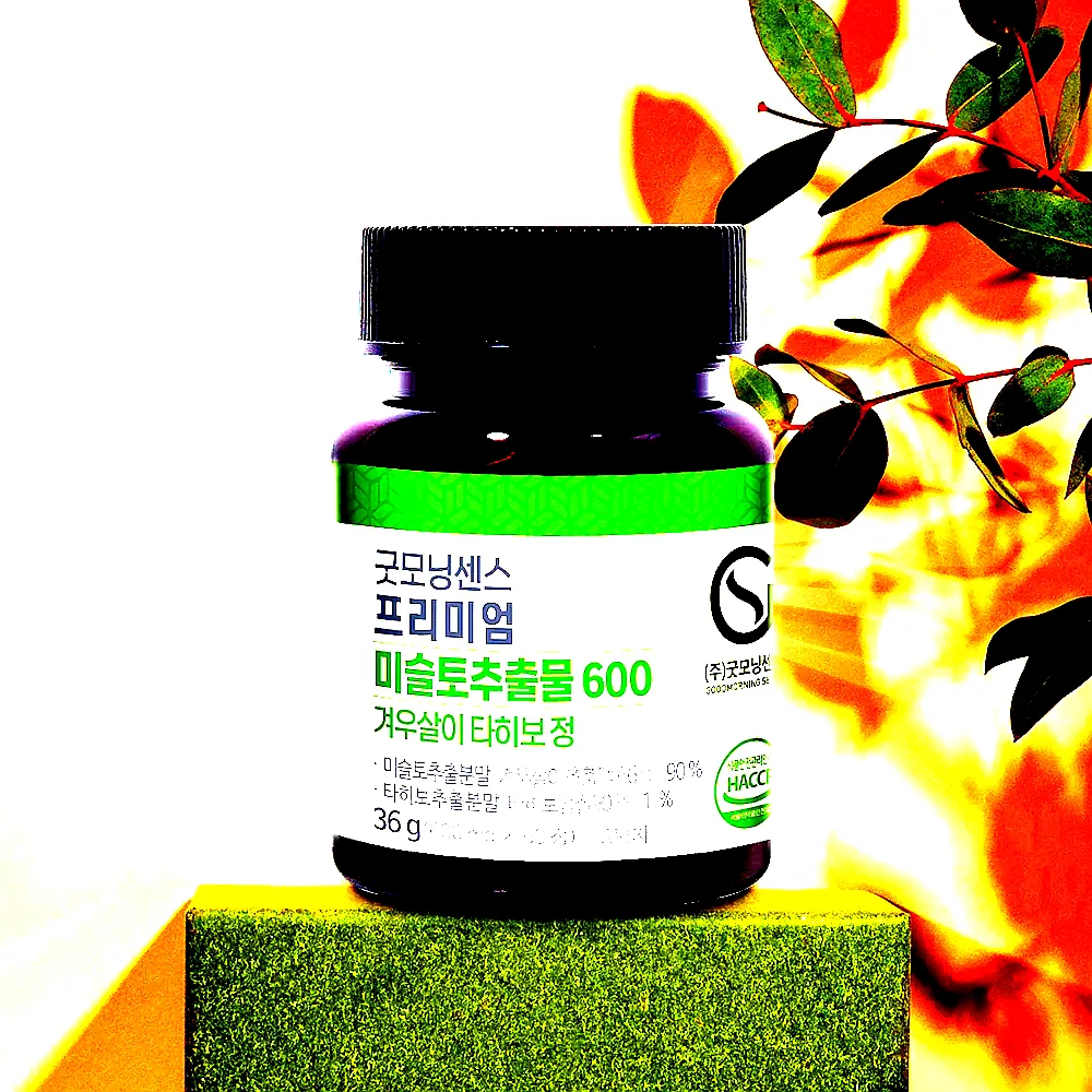 굿모닝센스 국내산 100% 참나무 겨우살이 미슬토 추출물 건강식품 60정, 1개 이미지 2