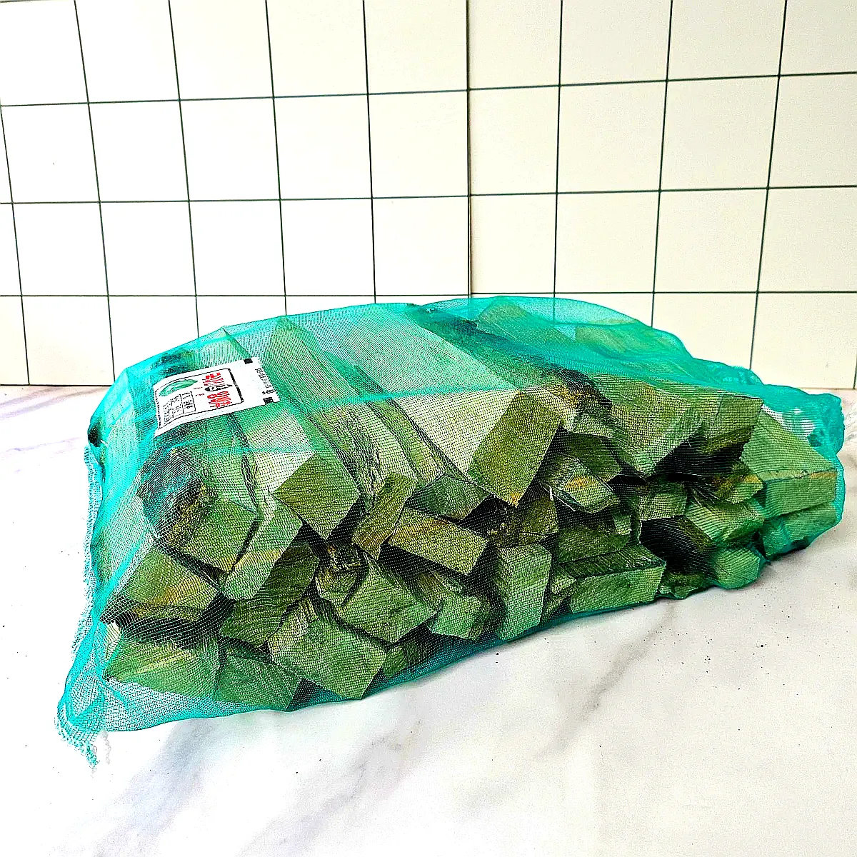 잘타는 국산 참나무 캠핑 장작 업소용 불멍 원목 화목 미니 압축 장작 불쏘시개 땔감 9kg 이미지 2