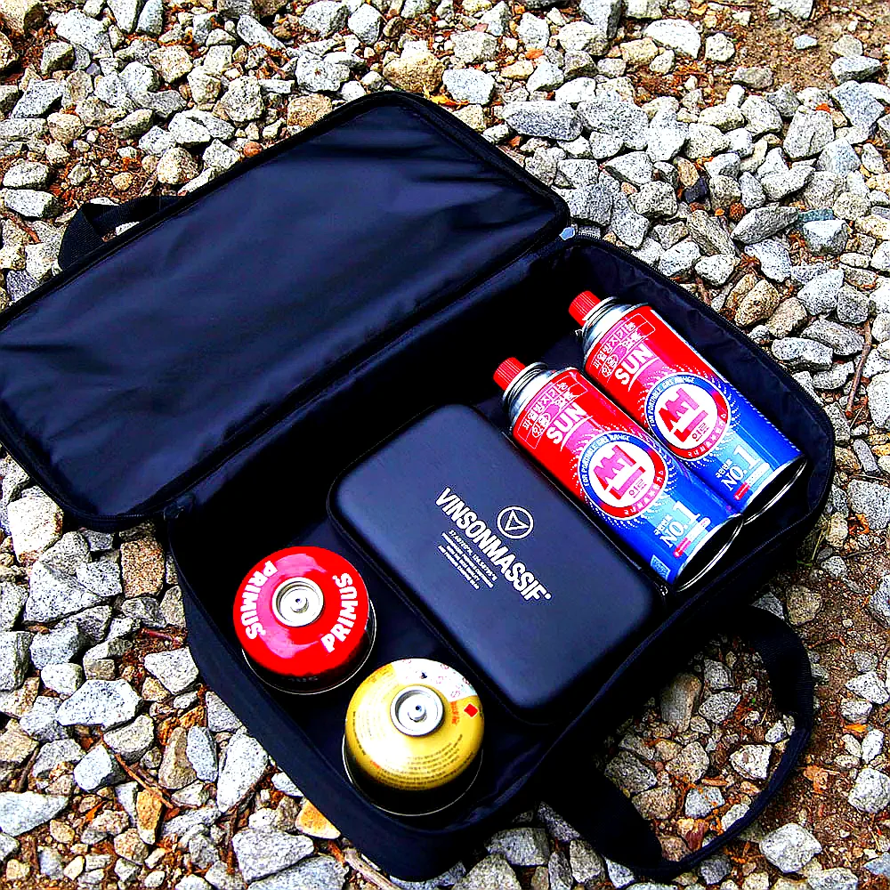 조선땔감 다용도 멀티백 캠핑연료가방 이소가스 부탄가스 플랫버너 보관가방 이미지 1