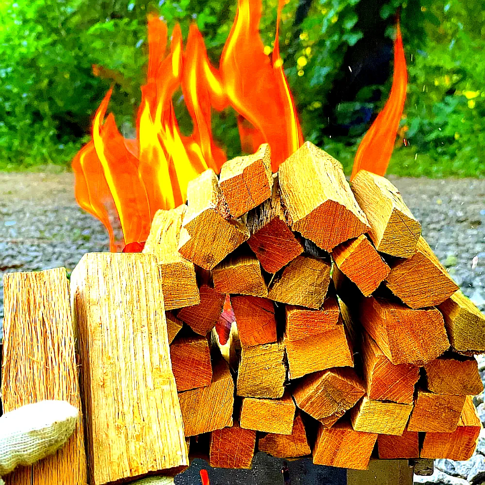 캠핑장작 참나무 미니 장작 삼촌네 10Kg 15cm 이미지 1