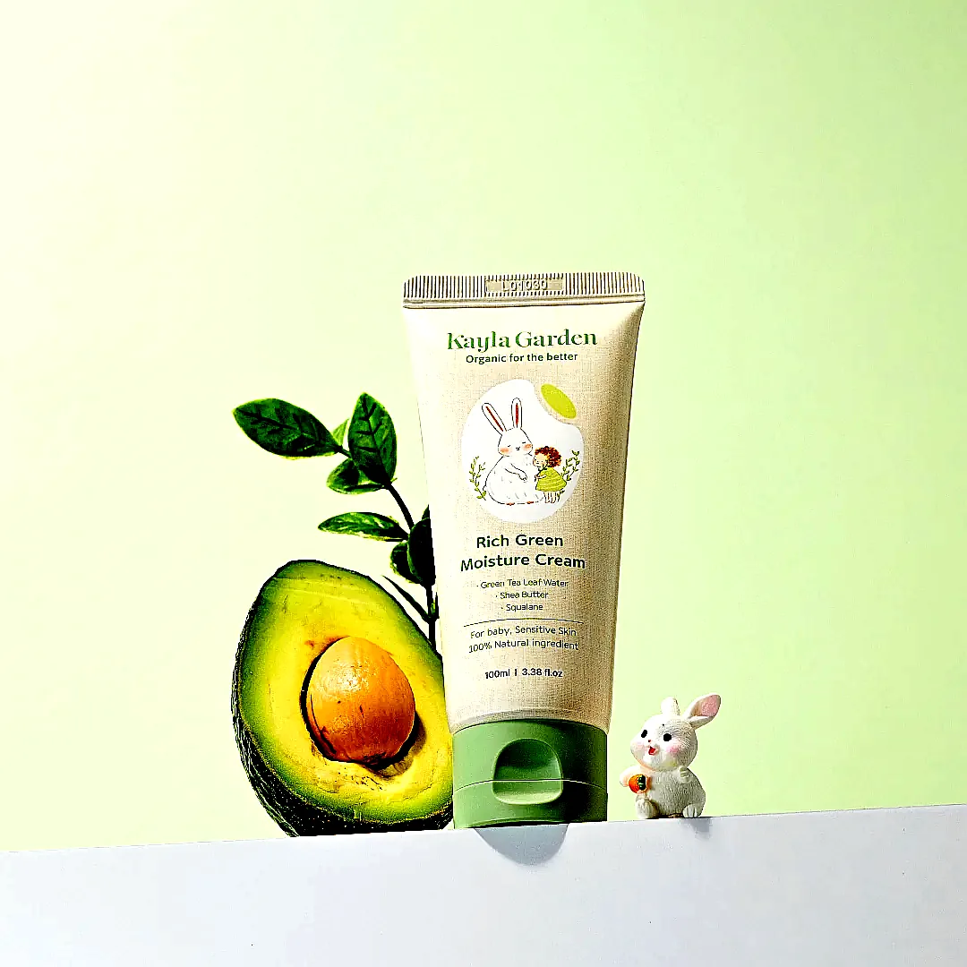 케일라가든 리치 그린 모이스처 크림 (고보습 침독 진정 유기농 아기크림) 100ml, 2개 이미지 3