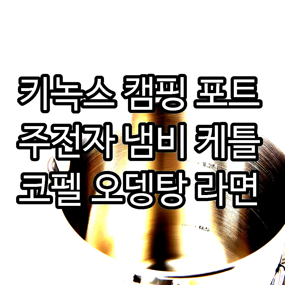 키녹스 캠핑 포트 주전자 냄비 케틀 코펠 오뎅탕 라면 이미지 5