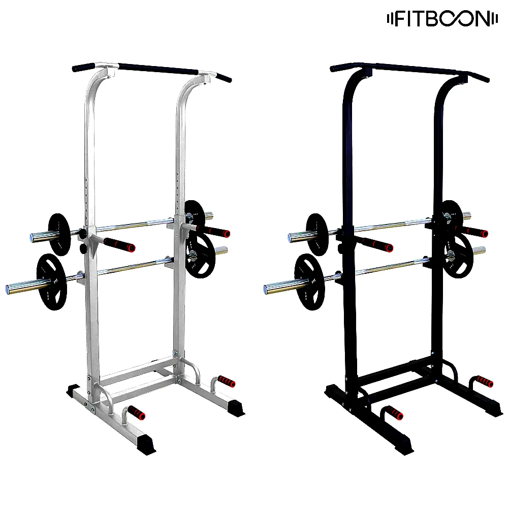 핏분 바벨 암컬 거치대 F형 치닝디핑 턱걸이운동기구 중량봉 푸쉬업바 풀업바 180kg하중 이미지 1